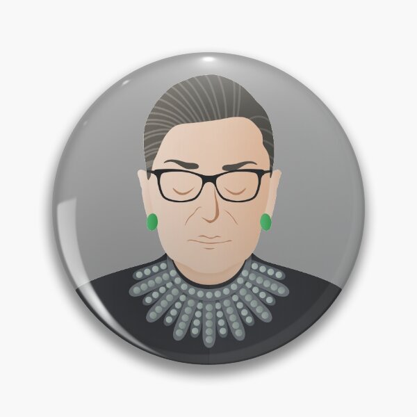 Item preview, RUTH BADER GINSBURG • Minimalist Portrait • Three-Legged Dane • Notorious RBG designed and sold by ThreeLeggedDane.