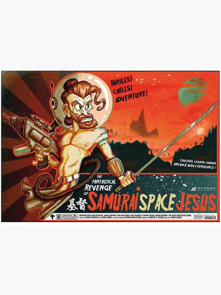 Samurai Space Jesus by stieven