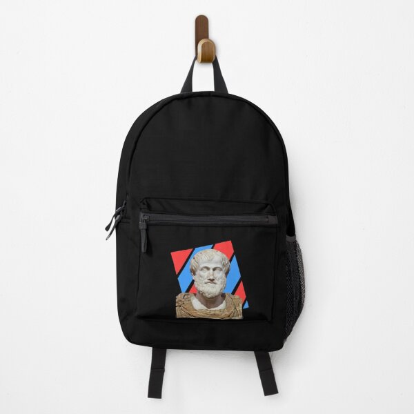 Item preview, Aristotle Portrait With Red Blue Rectangle designed and sold by isstgeschichte.
