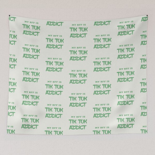 Item preview, My BFF is tik tok addict and we laugh out loud together. designed and sold by PaperDreamPod.
