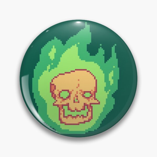 Item preview, green flame designed and sold by cattopilla.