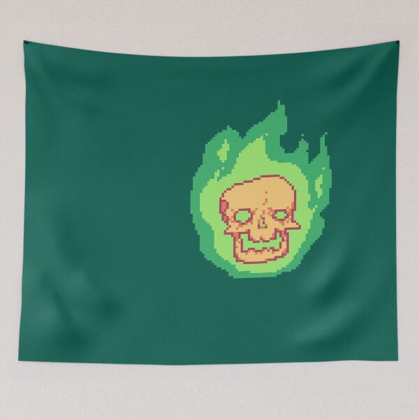 Item preview, green flame designed and sold by cattopilla.