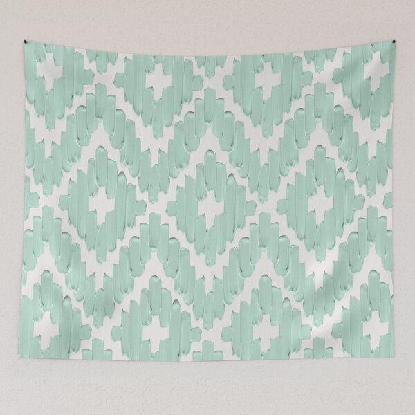 Item preview, Textile Diamonds – Mint designed and sold by Cat Coquillette.