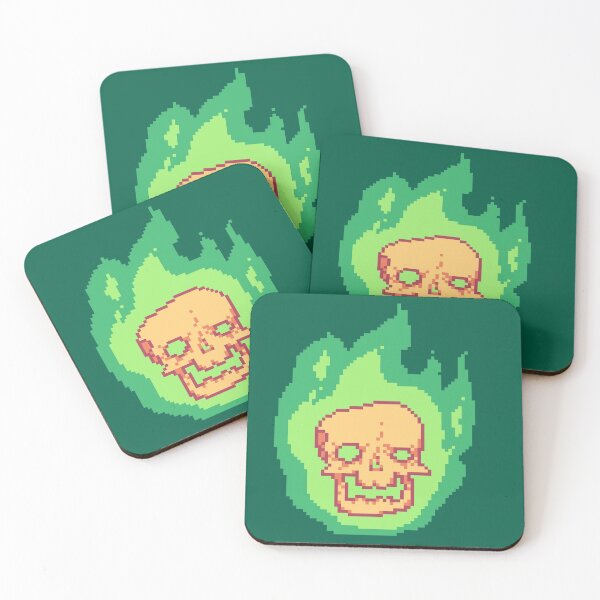 Item preview, green flame designed and sold by cattopilla.