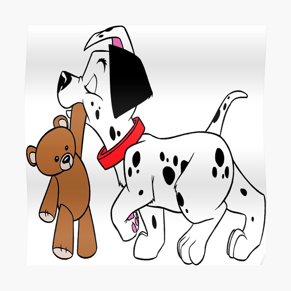 dalmatian teddy bear