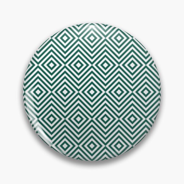 Item preview, Celebration Town Dark Green and White Chevron Squares Geometric Pattern designed and sold by CelebrationTown.