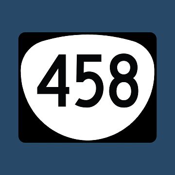 "Oregon State Route 458 (Area Code 458)" Sticker for Sale by SRnAC