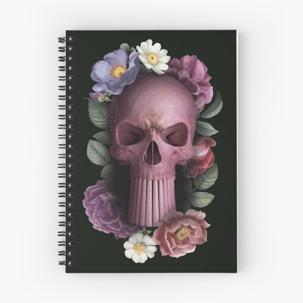 Item preview, skull and flowers and long teeth 02 designed and sold by Radu-Gabriel.