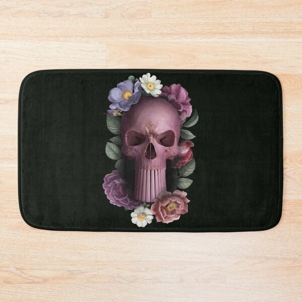 Item preview, skull and flowers and long teeth 02 designed and sold by Radu-Gabriel.