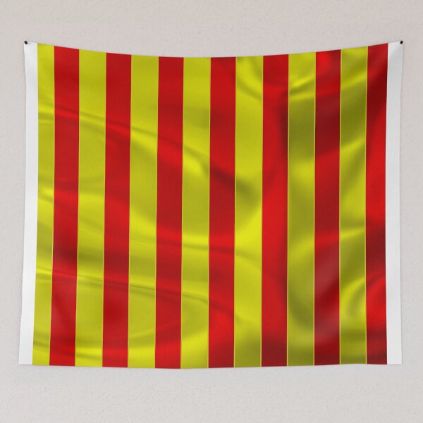 Item preview, Bright flag of  red and gold stripes designed and sold by AlbertoRuiZ.