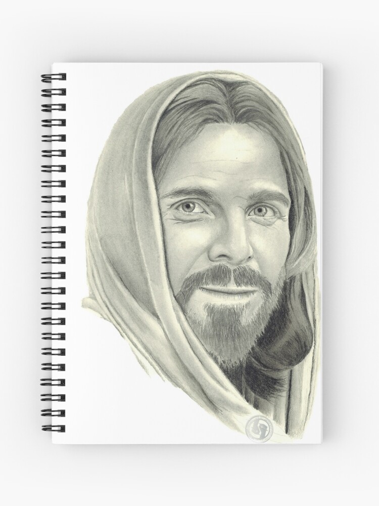 Cuaderno de espiral « hombre maravilloso que creo que es el Hijo de Dios y  vive hoy. Si desea saber más acerca de Jesucristo, consulte el siguiente  enlace:  El dibujo se