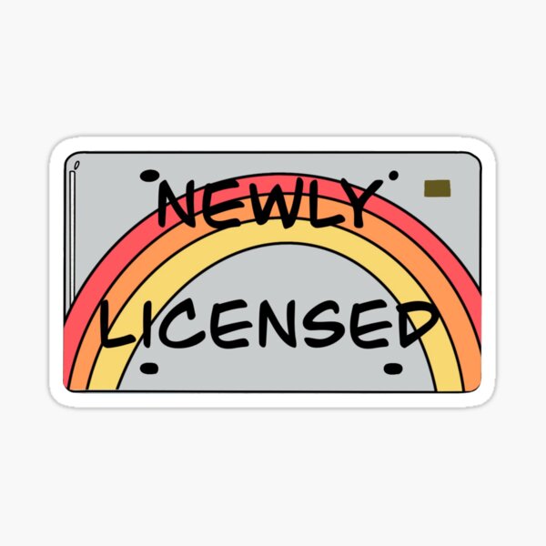 Recién licenciado Pegatina