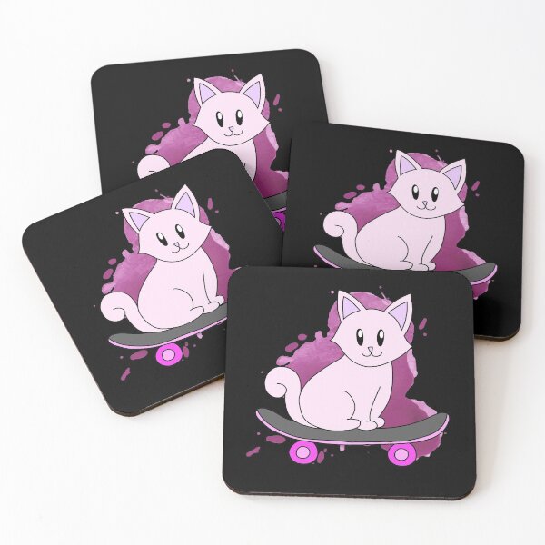 Item preview, Pink Skater Cat designed and sold by palaco210.