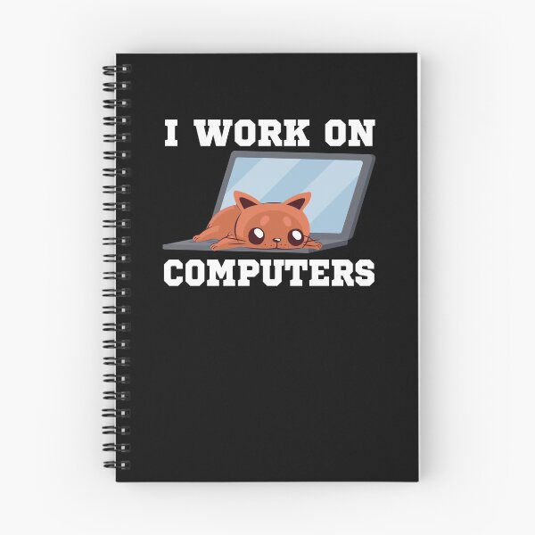 Item preview, Admin cat i work on computers designed and sold by shirtystar.