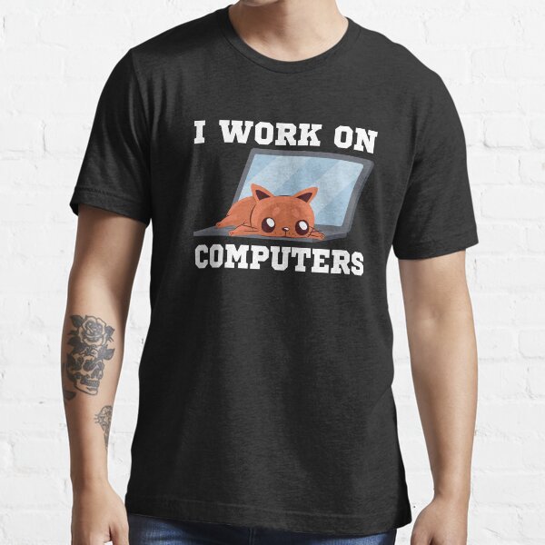 Item preview, Admin cat i work on computers designed and sold by shirtystar.