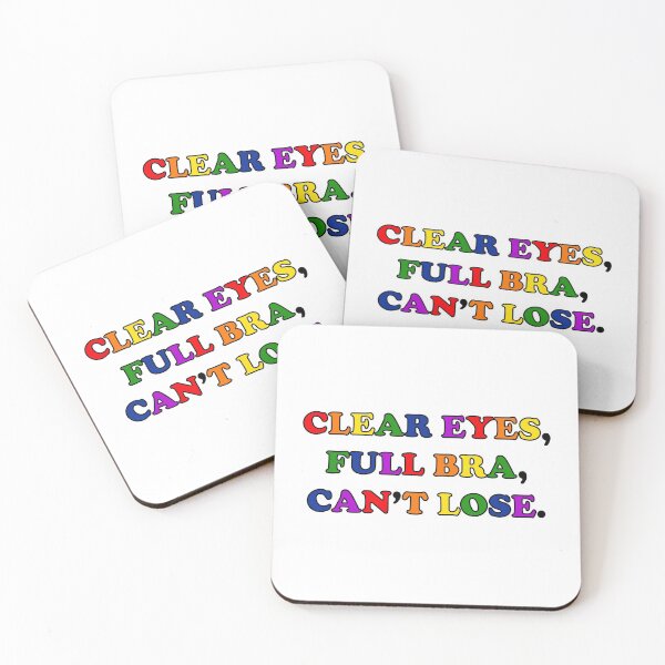 Item preview, Clear Eyes, Full Bra, Cant Lose (Rainbow Text) - Wynonna Earp designed and sold by Queerdelion.