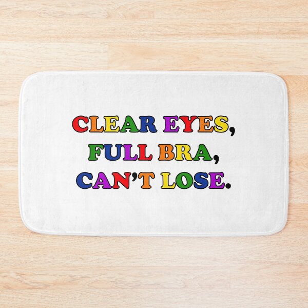 Item preview, Clear Eyes, Full Bra, Cant Lose (Rainbow Text) - Wynonna Earp designed and sold by Queerdelion.