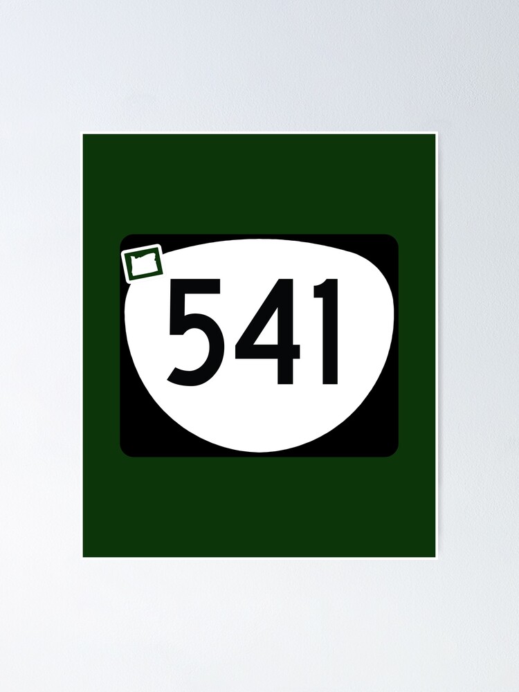Oregon State Route 541 W Oregon Graffiti Area Code 541 Poster By Srnac Redbubble