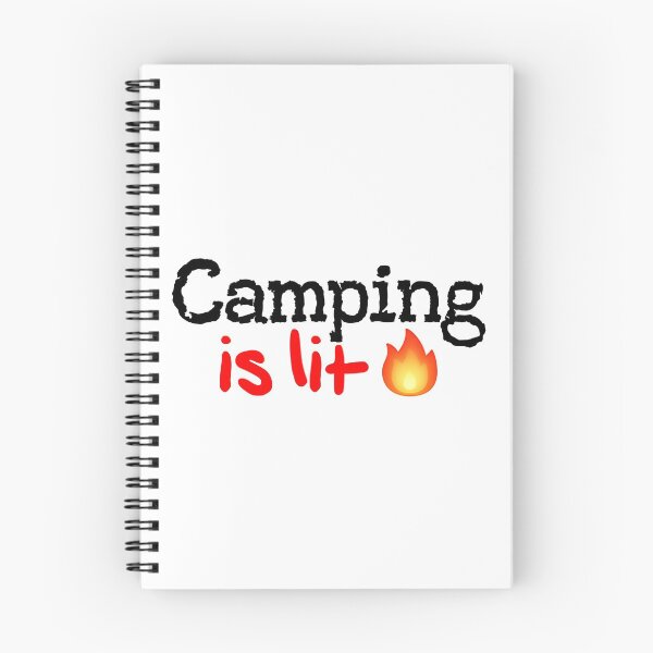 Item preview, Camping is Lit! designed and sold by DoodleDashCollective.