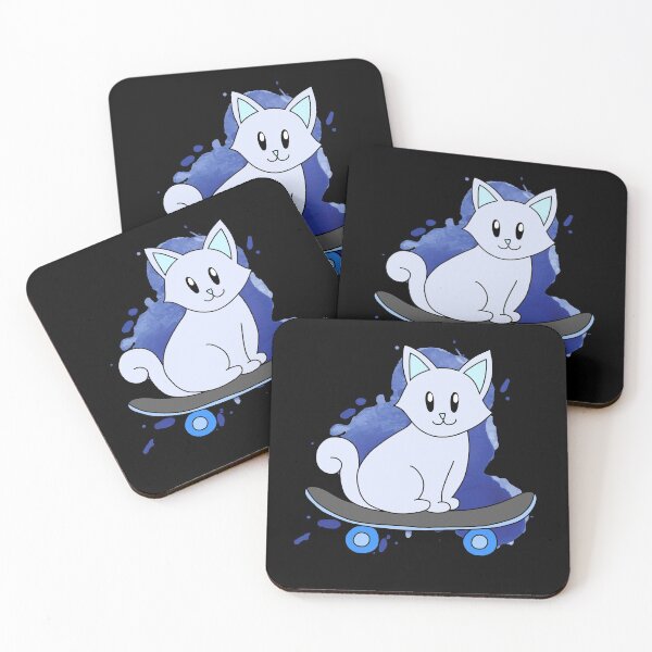 Item preview, Blue Skater Cat designed and sold by palaco210.