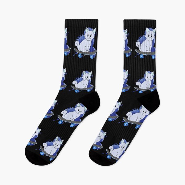 Item preview, Blue Skater Cat designed and sold by palaco210.