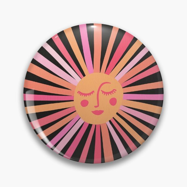 Item preview, Sunshine – Pink on Charcoal designed and sold by Cat Coquillette.
