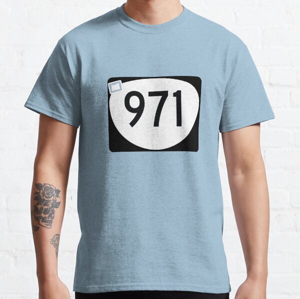 Oregon State Route 971 w. Oregon Graffiti - (Area Code 971) Classic T-Shirt