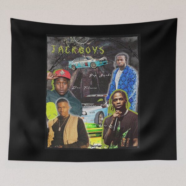 Item preview, Jackboys Vintage Collage T-Shirt designed and sold by UnculturedBrand.