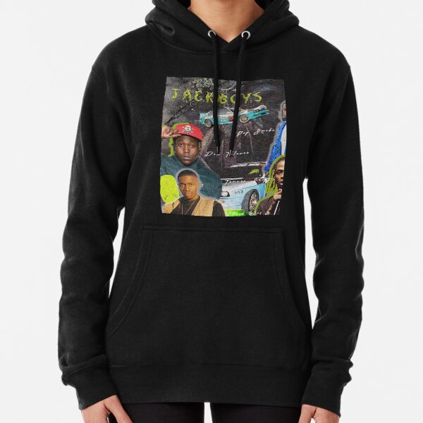 Jackboys Vintage Collage T-Shirt Hoodie
