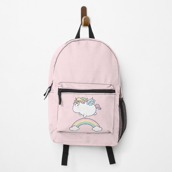 Item preview, Cute Adorable Fat Unicorn Fantasy with Rainbow.  designed and sold by Kate Hyunsu Cho.