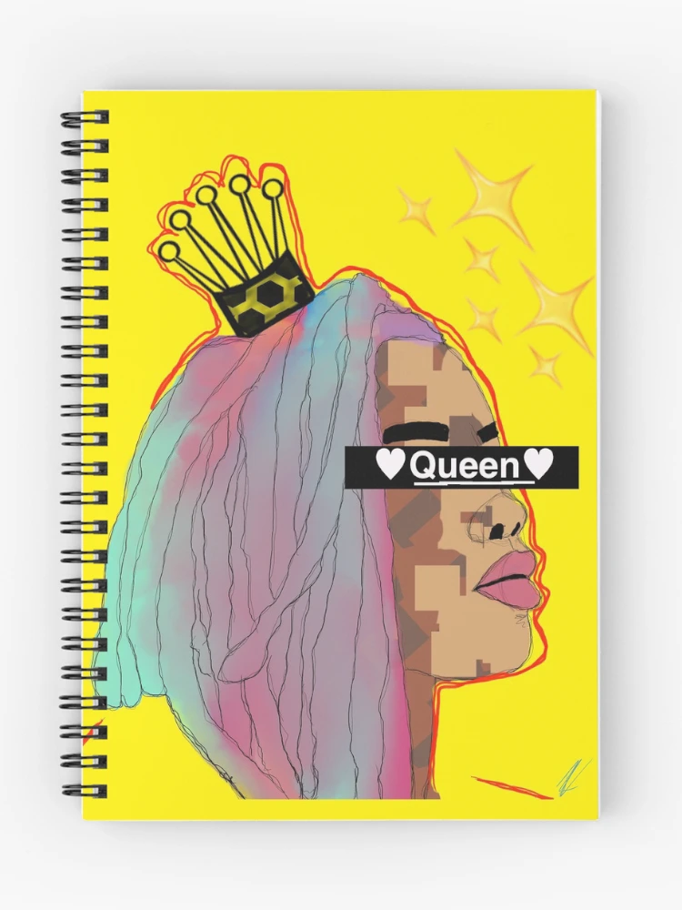 Aperçu 1 sur 3. Carnet avec l'œuvre créée et vendue par R0X Designs .