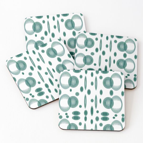 Item preview, Green abstract bubbles designed and sold by Abstractlara.