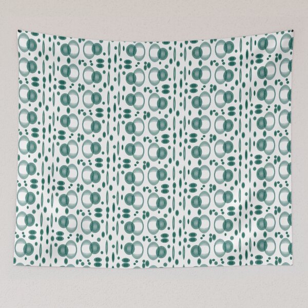Item preview, Green abstract bubbles designed and sold by Abstractlara.