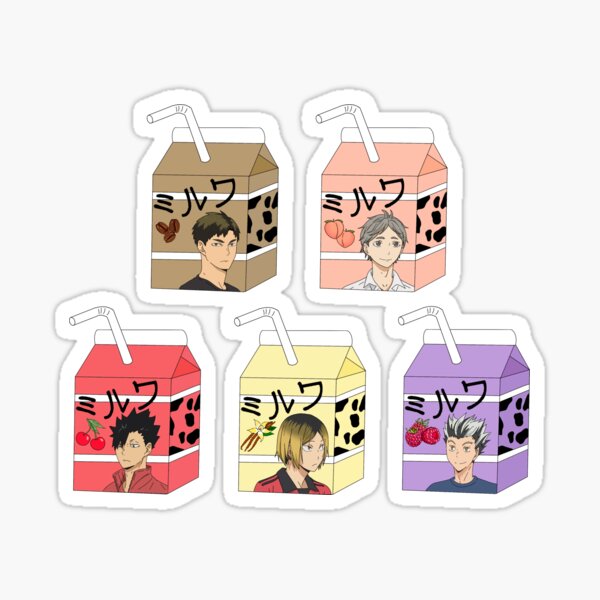 Haikyuu milks 2 Sticker