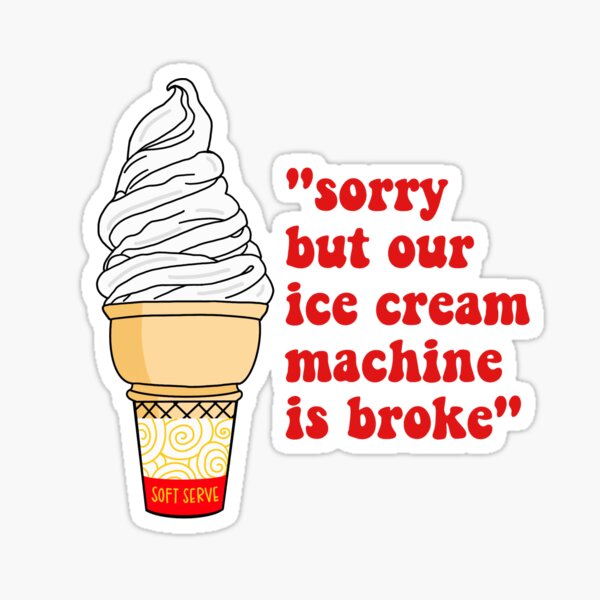 Triple Scoop Ice Cream Cone Sticker for Sale by Jessica Johansson