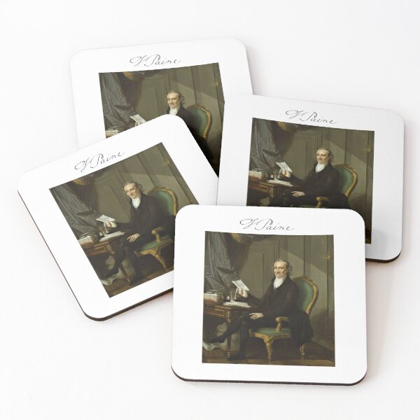 Item preview, Thomas Paine SIgnature Portrait designed and sold by stayfree101.