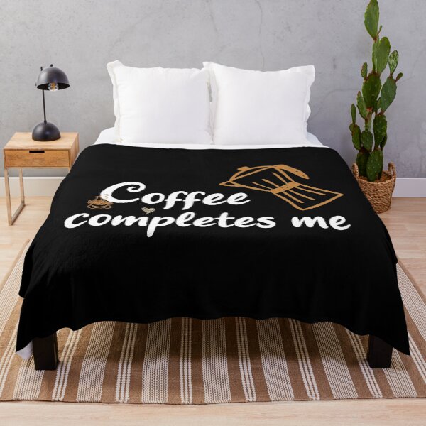 Item preview, Coffee completes me (black) designed and sold by AdelDa19.