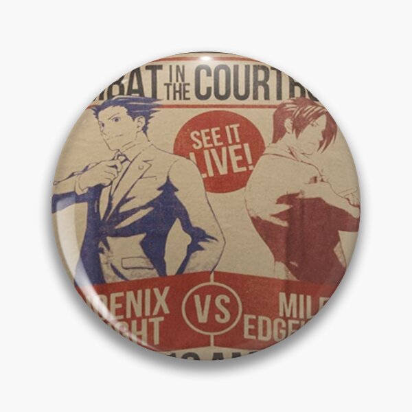 Ace Attorney - Combat in the Courtroom Chapa