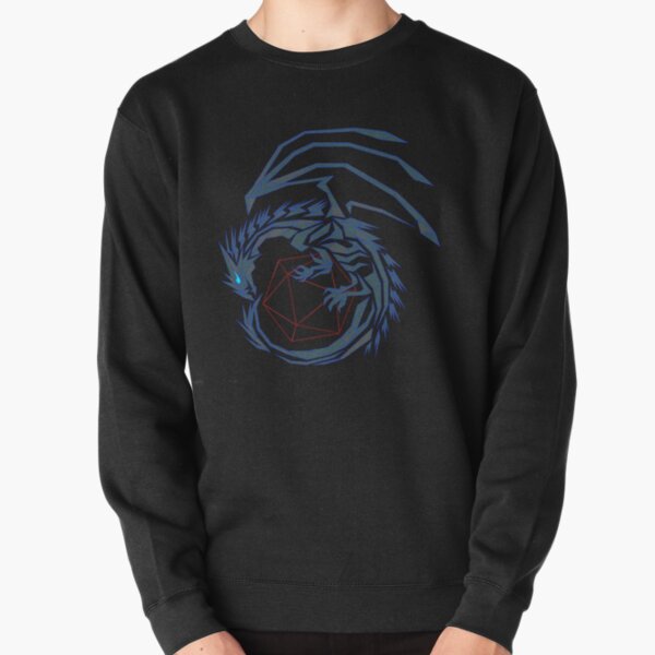 Blue Line Dragon Pullover Sweatshirt