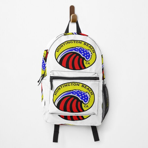 Item preview, Huntington Beach California Surfing Surf Patriotic Wave designed and sold by DESTINATIONS DECAL DOS.