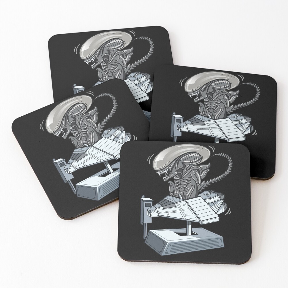 Item preview, Coasters (Set of 4) designed and sold by DeepFriedArt.