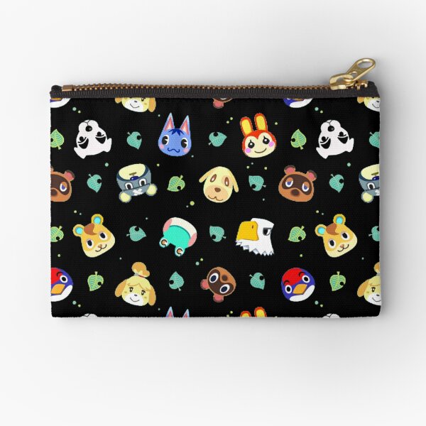 Animal Crossing Pattern Zipper Pouch