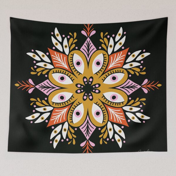 Item preview, Psychedelic Mandala – Charcoal Palette designed and sold by Cat Coquillette.
