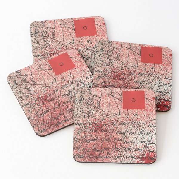 Item preview, Red Splatter Text Pattern Design designed and sold by NancyMerkle.
