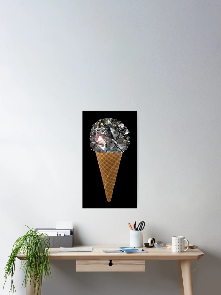 Ice Scream Poster Diamond Painting 