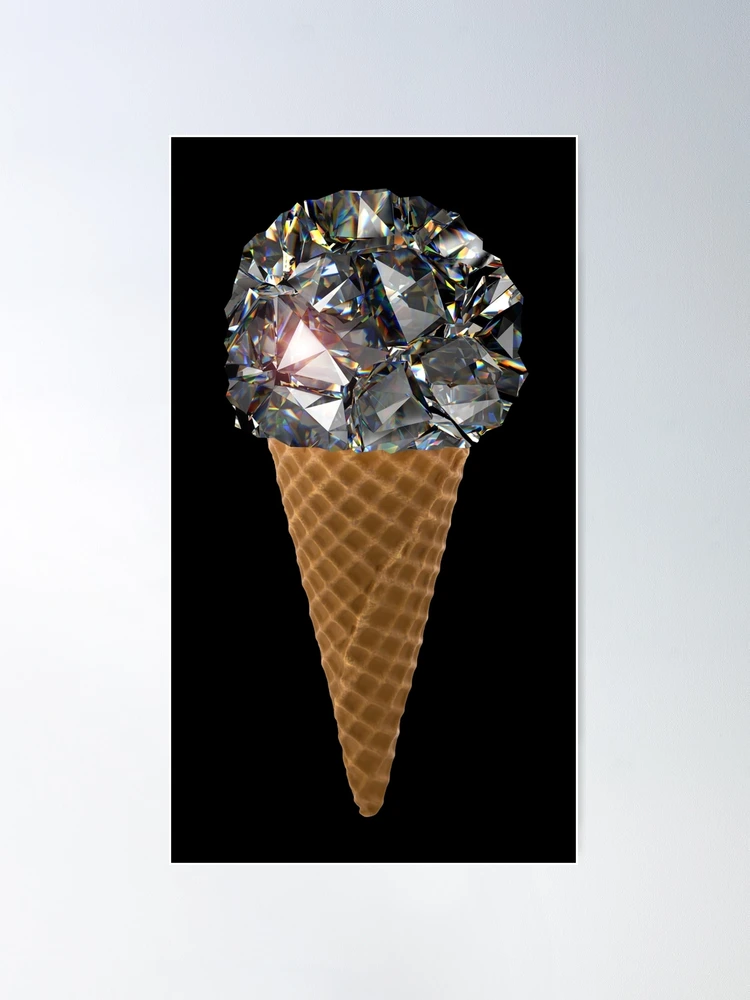 Ice Scream Poster Diamond Painting 