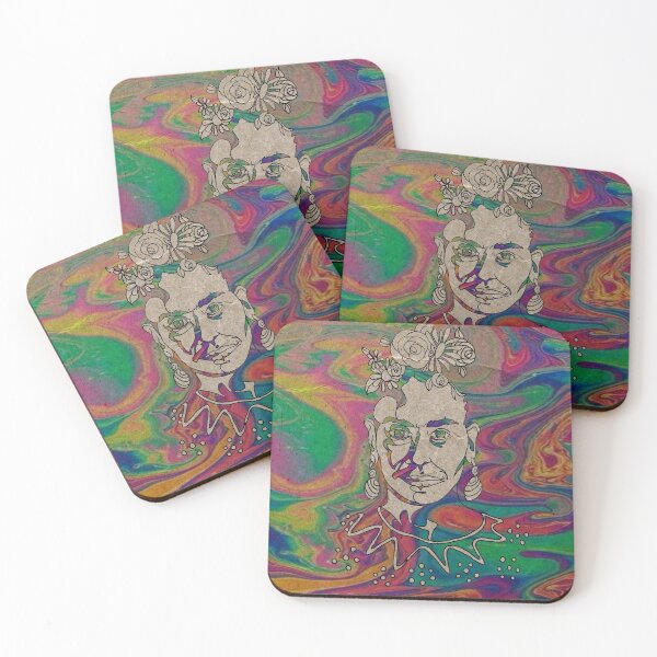 Item preview, frida psychedelic art designed and sold by Ilustra Club.