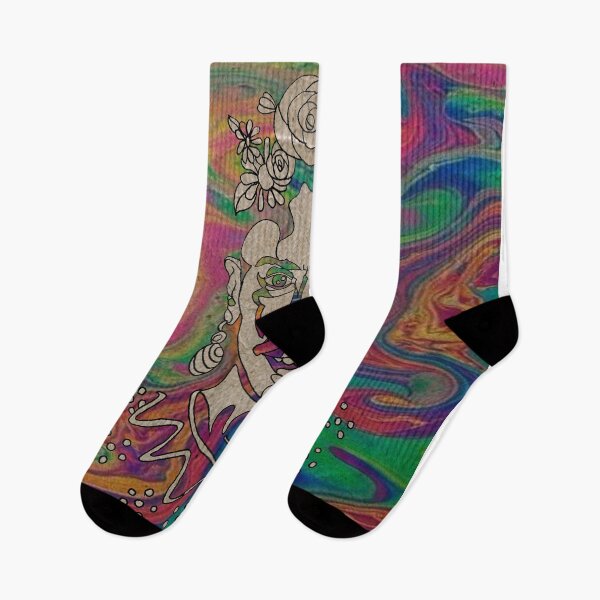 Item preview, frida psychedelic art designed and sold by Ilustra Club.