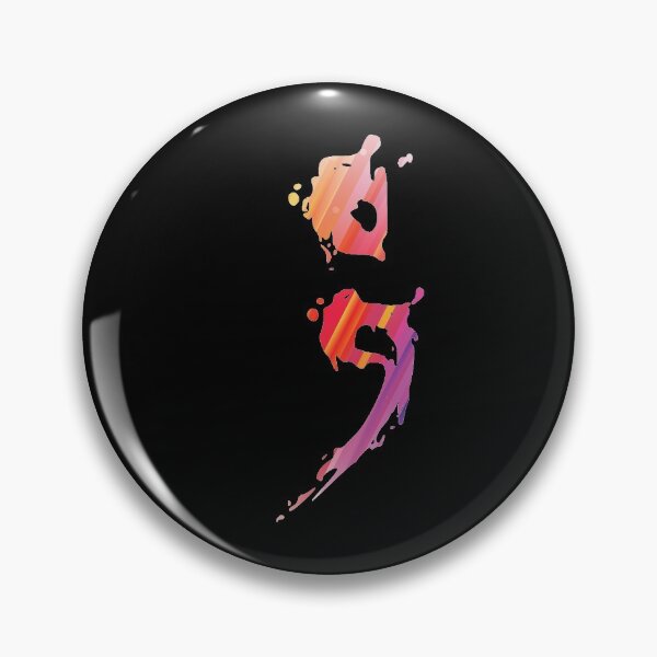 Item preview, SemiColon Mental Health Suicide Awareness Design designed and sold by KoolMoDee.