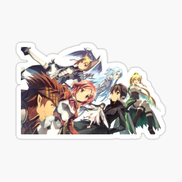 "Sword Art Online" Sticker by CoolGreens Redbubble